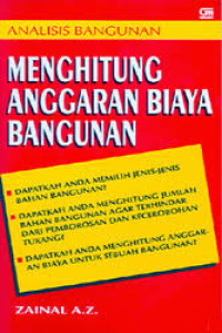 Analisis Bangunan, Menghitung Anggaran Biaya Bangunan