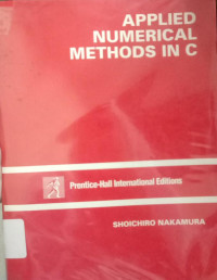 Applied Numerical Methods In C