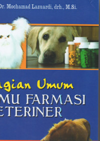 Bagian Umum Ilmu Farmasi Veteriner