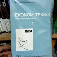 Ekonomi Teknik :  Engineering economics 1
