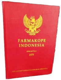 Farmakope Indonesia Edisi Ketiga 1979