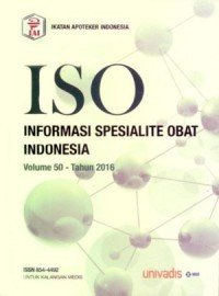 ISO : Informasi Spesialite Obat Indonesia Volume 50 - Tahun 2016