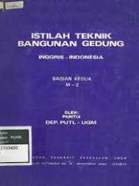 Istilah teknik Bangunan Gedung : Inggris - Indonesia