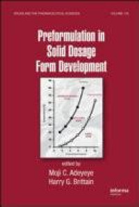 Preformulation In Solid Dosage Form Development