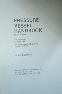 Pressure Vessel Handbook