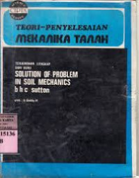 Teori - Penyelesaian Mekanika Tanah